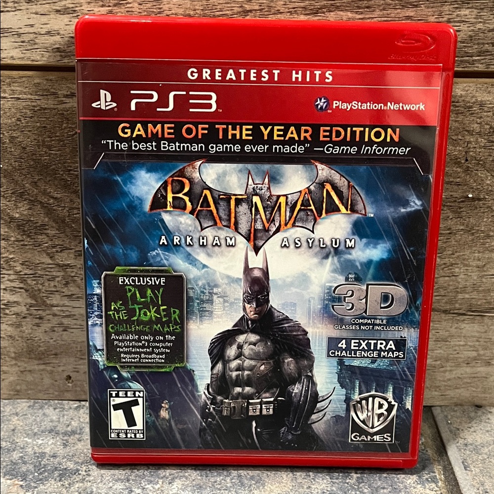 5 for $60 Sony PlayStation 3 Batman Arkham asylum greatest hits PS3